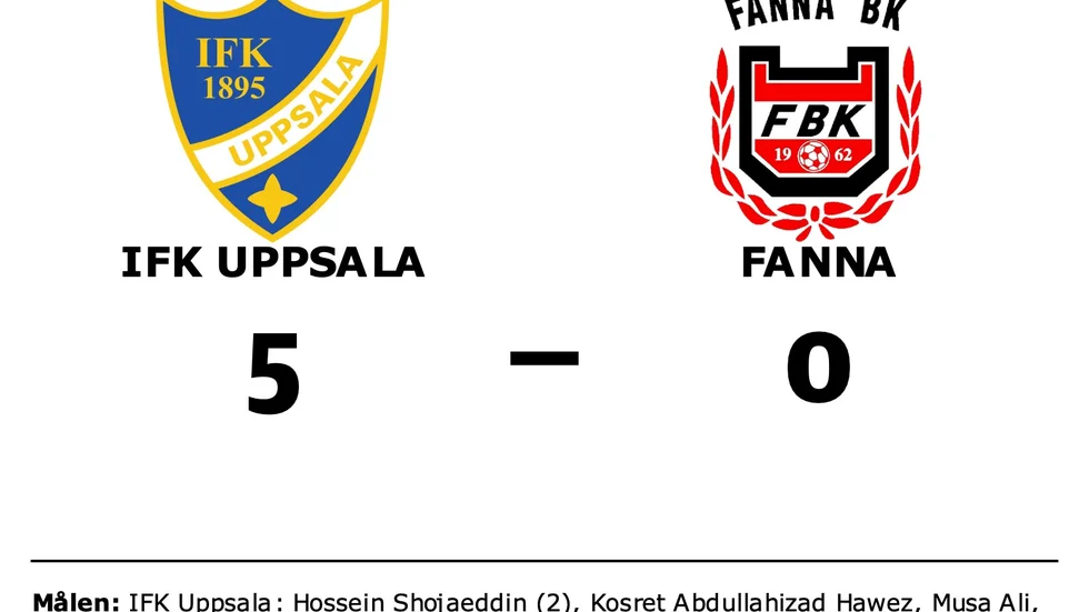 IFK Uppsala vann mot Fanna BK