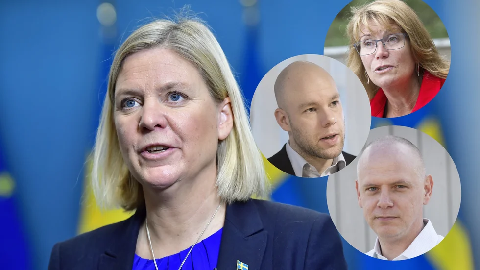 Magdalena Andersson Urban Granström Catharina Fredriksson Johan Rocklind