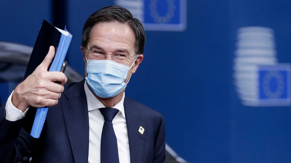 Mark Rutte har goda chanser att få fortsätta som Nederländernas premiärminister. Hans liberala parti VVD väntas bli klart störst i veckans parlamentsval. Arkivbild.