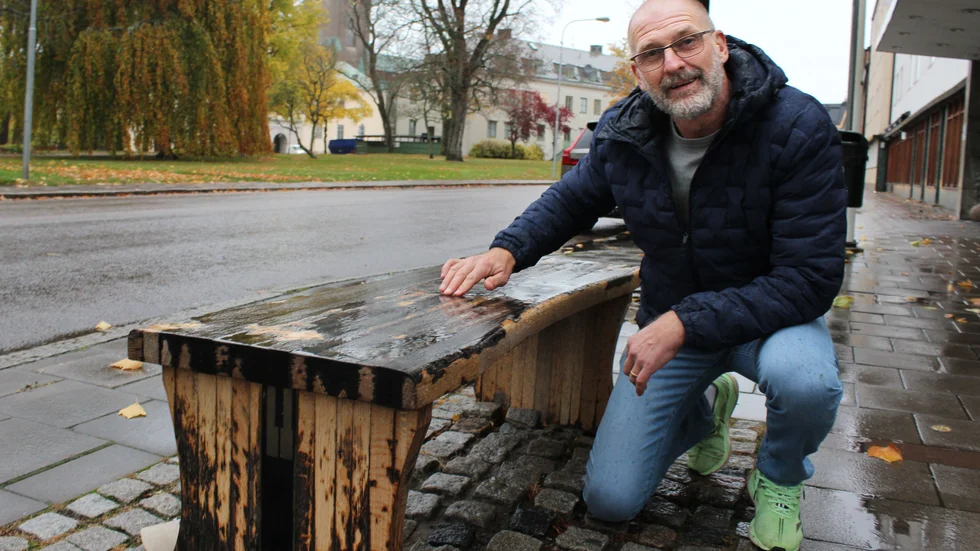Björn Wängstam ska se till att Björn & Bennybänken blir fin igen.