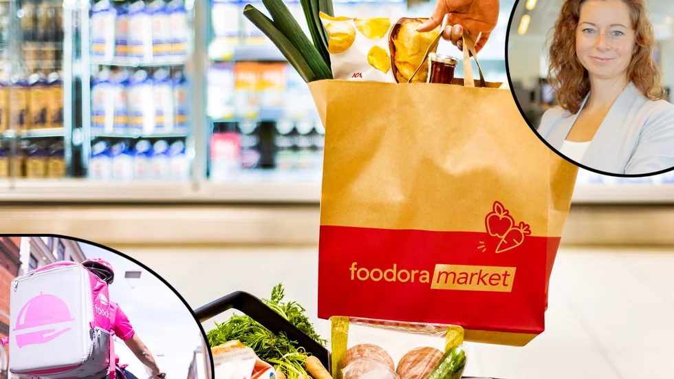 "Foodoras satsning i Eskilstuna är en sorts hybridbutik mellan det fysiska och det digitala", säger Foodoras Q-handelschef Sofia Gunnmo.