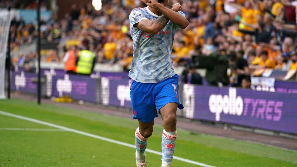 Mason Greenwood satte matchavgörandet mot Wolverhampton.