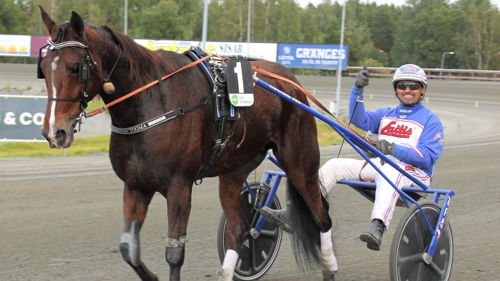 Jens Eriksson och Lexington Tooma slutade tvåa i nya Umåkermästaren.