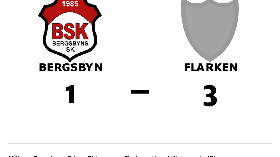 Bergsbyn förlorade mot Flarken