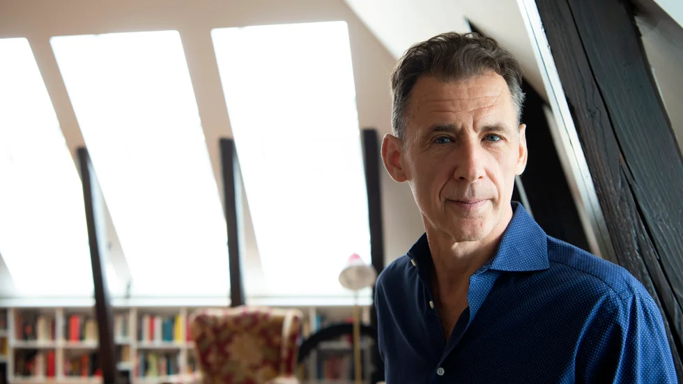 Författaren David Lagercrantz inleder en ny spänningsserie i höst. Arkivbild.