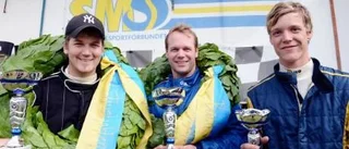 Tre pallplatser i SM-premiären