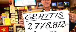 Vann 2,7 miljoner på Lotto