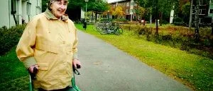 Hon har bott alla 30 åren på Långrevsgatan