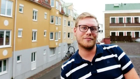 Erik Lindblad är socialsekreterare och arbetar i Västerviks kommun.