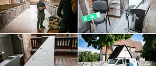Saneringen av vandaliserade kyrkan påbörjad • Städspecialisten: ”Såg värre ut än vad jag trodde”