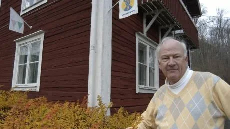 Christer Goldhammer, som äger och driver Överums vandrarhem, fick ett fint pris för sin förmåga att öka antalet gästnätter. Foto: Hans Brandin