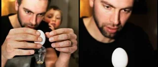 Spännande minut i teve med Mattias från Västervik