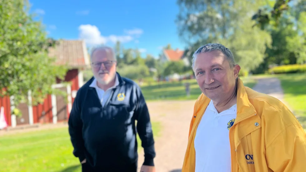 Carl-Axel Molinder och Peo Niemi ser fram emot att, tillsammans med Lions Club Borensberg, genomföra årets upplaga av Husbyfjöls marknad. 