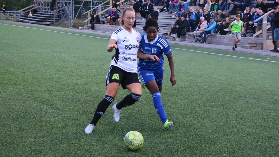 Agnes Namutosis 1-0 mål såg länge ut att bli matchens enda mot fjärdeplacerade Själevad 