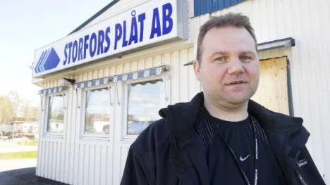 Magnus Nyström, ombudsman för Byggnads i Piteå, träffade under tisdagen de elva medlemmar på Storfors Plåt som togs ut i strejk. Sammanlagt strejkar 84 medlemmar i Piteå.