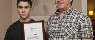 Pontus fick stipendium