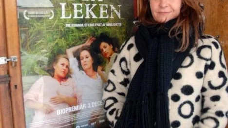 Filmfestivalens ambassadör Maria Lundqvist hade en hektisk dag.