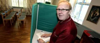 Göte Hedström en av få som röstade i kyrkovalet