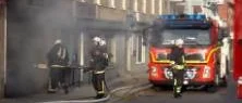 Garagebrand mitt i Piteå