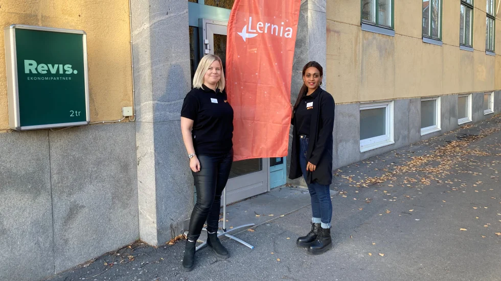 Malin Magnusson, handledare i Boden, och Emma Thall, handledare i Piteå.