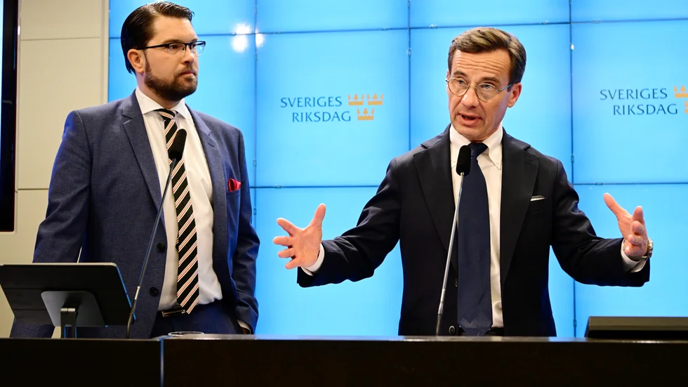 Utspelen från SD-företrädarna kan få relationerna mellan Sverigedemokraterna och regeringspartierna att knaka i fogarna, säger statsvetare. Arkivbild.