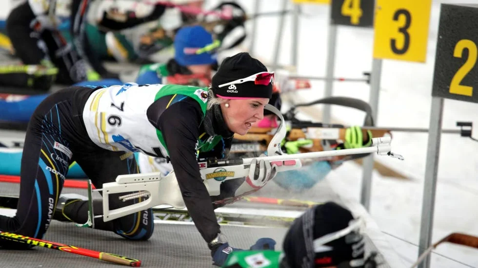 BÄST. Ingela Andersson satte personbästa när hon blev 22.:a i sprinten och i jaktstarten var hon bästa svenska. (arkivbild)