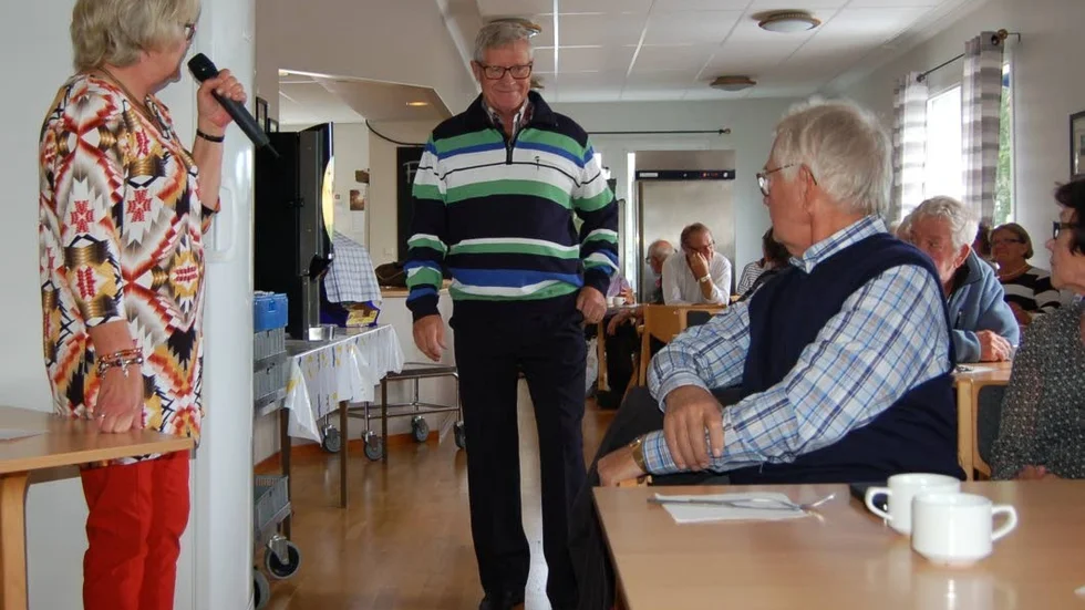 PRO Jävres ordförande Rune Berglund var en av mannekängerna.
