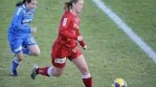 BESVIKEN. Jennifer Nobis var bra i Piteå men det blev förlust ändå för Piteålaget.