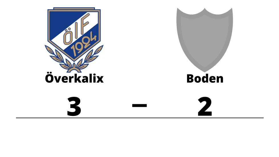 Överkalix IF vann mot IF Boden