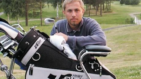 FRAMGÅNGSRIK. Bodengolfaren Oskar Bergman närmar sig PGA-touren efter en tolfte plats i North Carolina.