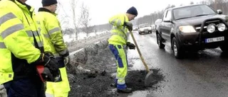 Väghålen på E4 en livsfara