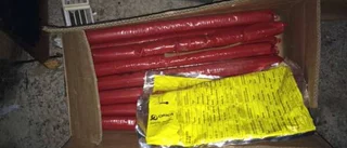 Hade 19 kilo sprängmedel hemma