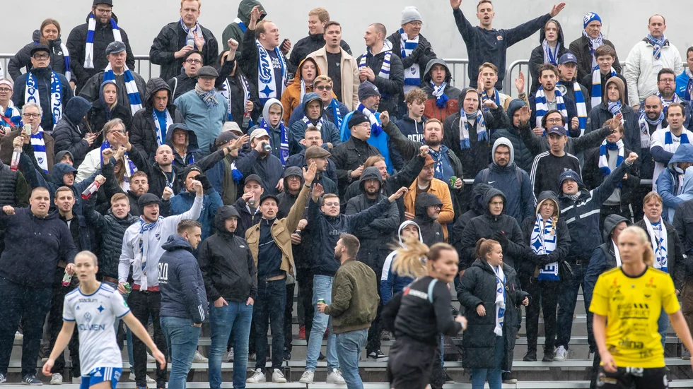 380 åskådare såg matchen mellan Gusk-IFK Norrköping.
