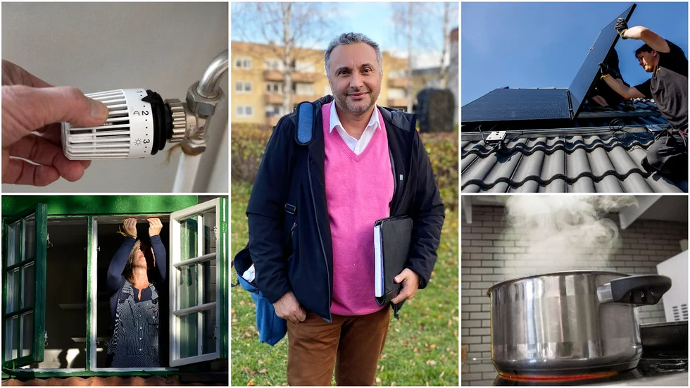 Jamal Mouneimne, energi- och klimatrådgivare i Norsjö, Malå, Lycksele och Åsele kommuner, märker tydligt att alltfler vill ha råd och stöd i energifrågor. Han berättar att det finns både små och stora åtgärder som ger effekt.