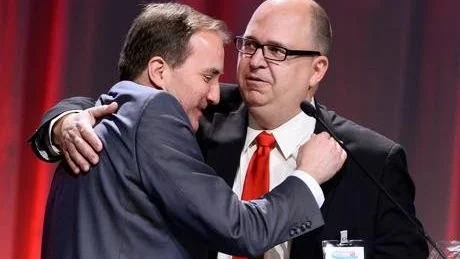 BJÖRNKRAM. På socialdemokratiska partikongressen var stämningen god mellan Stefan Löfven och Karl-Petter Thorwaldsson. Men efter 1-majtalen visar sig stora sprickor mellan LO och S.