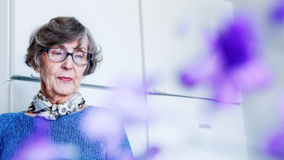 Tråkigt besked. Marina Larsson, 80, i Luleå kommer att sakna städhjälpen. "Jag bjöd alltid på kaffe så vi kunde få prata lite också", berättar hon.