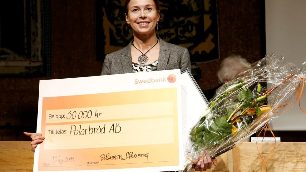 Bröd och pris. Anna Borgeryd har bland annat tagit emot Norrbottens miljöpris. Nu uppmärksammas hon i andra sammanhang.