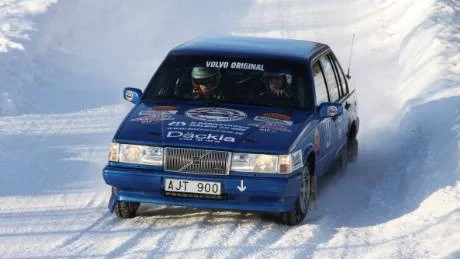 snabbast. Brage Lundmark, Piteå, hade en lyckad tävling och vann samtidigt som flera bilar bröt.Foto: Björn Norén