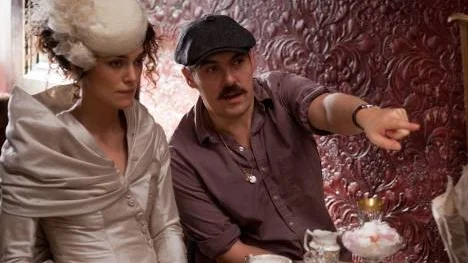 Skådespelaren Keira Knightley och regissören Joe Wright har samarbetat på nytt under produktionen av filmen "Anna Karenina".