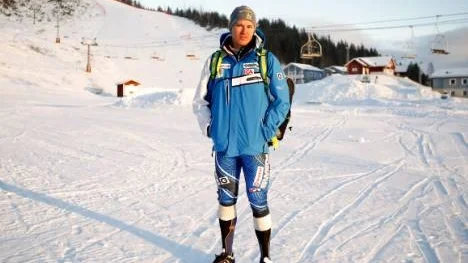 Regerande slalomcupmästaren André Myhrer åker till Levi med bästa möjliga uppladdning i bagaget. "Jag startar med den röda nummerlappen och tänker åka därifrån med den också".