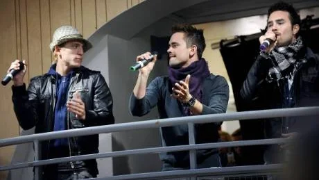 E.M.D. Erik, Mattias och Danny gjorde stora delar av åskådarskaran glad.