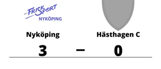 Segerraden förlängd för Nyköping - besegrade Hästhagen C