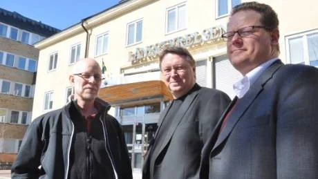 Redo. Anders Österlund, smittskyddsläkare. Staffan Åsén, krishanteringsenheten, länsstyrelsen. Anders Öhlund, beredskapssamordnare, landstinget.