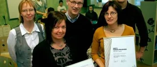 Teknik- projekt i Hedenäset prisades
