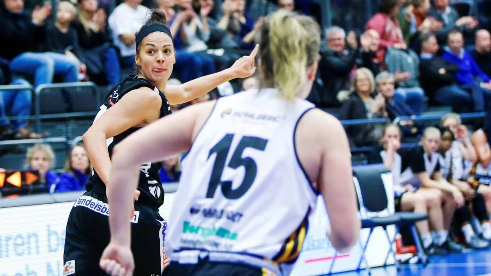 Nyförvärvet. Sofie Hendrickx gör sin andra match för LBBK.