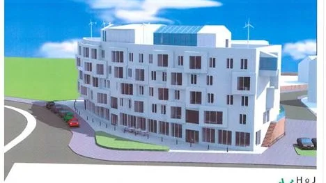 BÅGFORMAT. Så här har arkitekterna bakom förslaget tänkt att huset skulle kunna se ut.