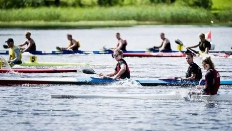 BRA START. Luleåklubben lyckades ta hem tre guld under Kanot-SM:s första dag.