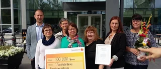 Tilldelas 100 000 kronor för bästa förbättringsarbete i vården