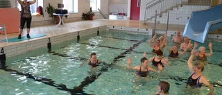 Gympapass i bassängen