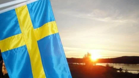 Midsommarkväll i S.Trollselet, Piteälven.
